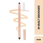 Makeup Revolution Streamline Waterline Eyeliner Pencil-Ultra Creamy Smudge Proof Smokey Looks - Nude | Grocsy