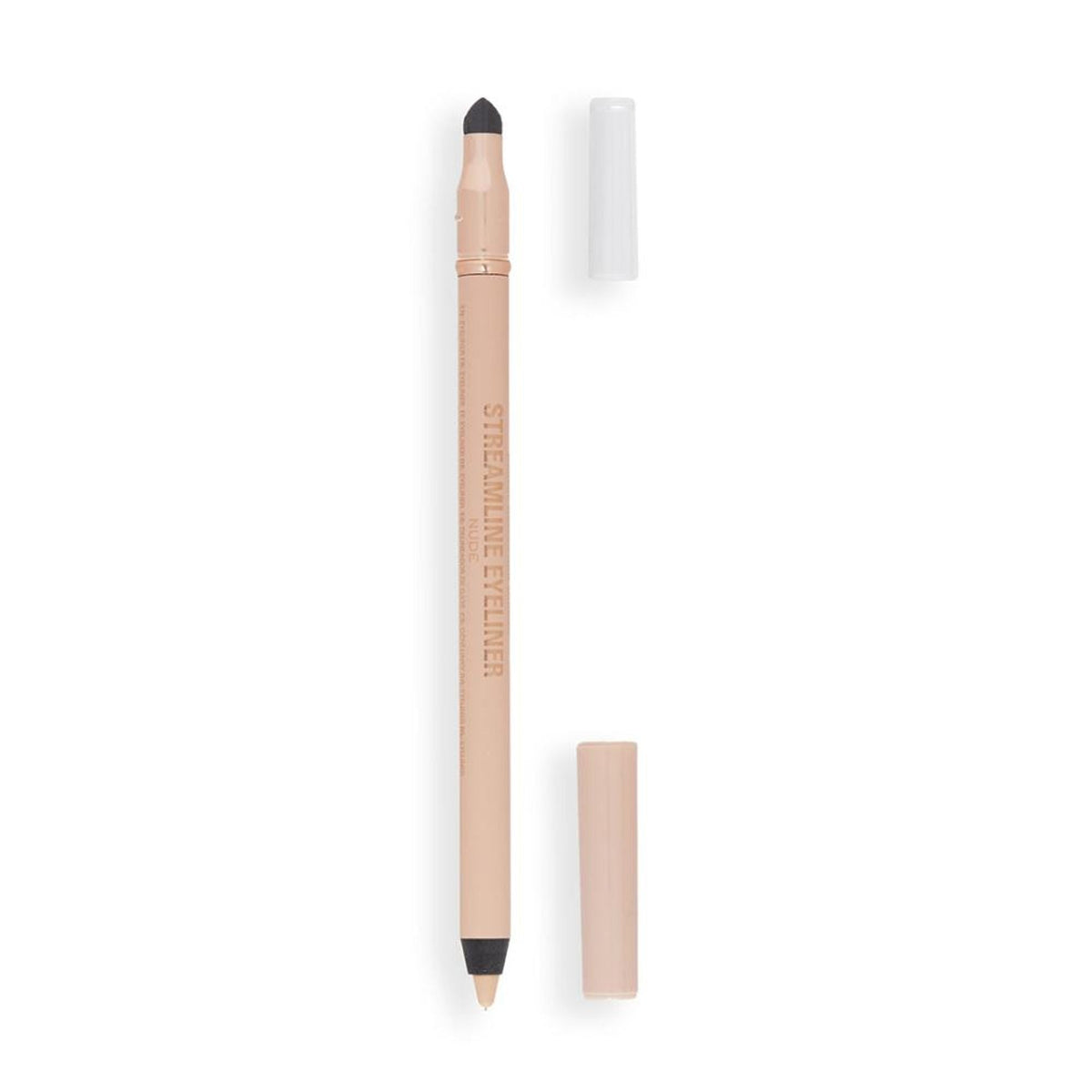 Makeup Revolution Streamline Waterline Eyeliner Pencil-Ultra Creamy Smudge Proof Smokey Looks - Nude | Grocsy