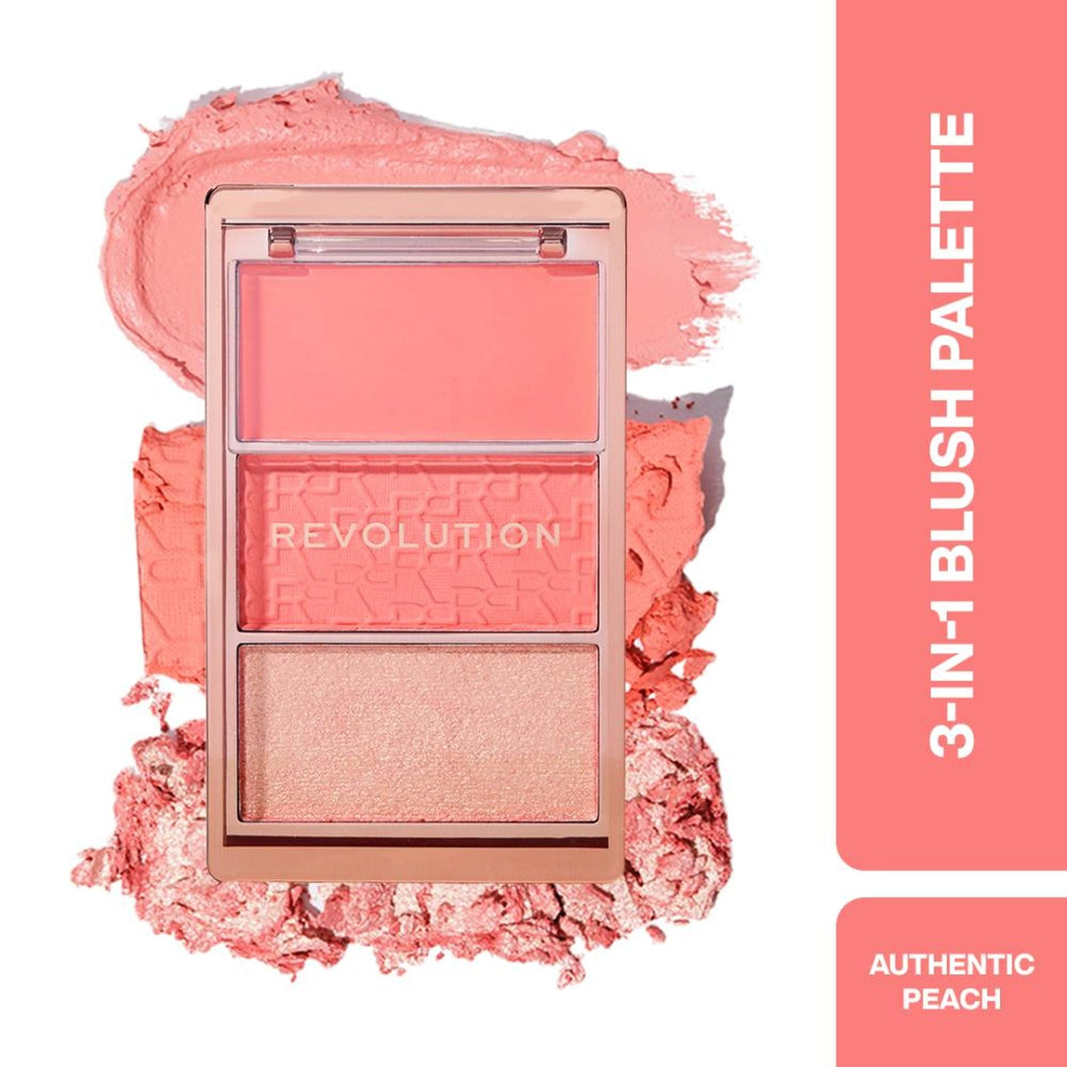 Makeup Revolution Blush Icon Palette - Authentic Peach | Grocsy