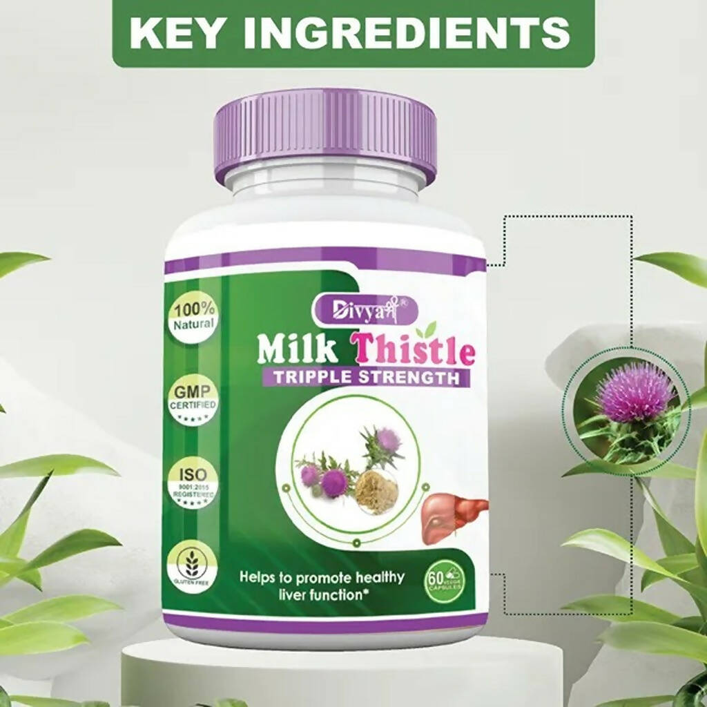 Divya Shree Milk Thistle Capsules | Grocsy