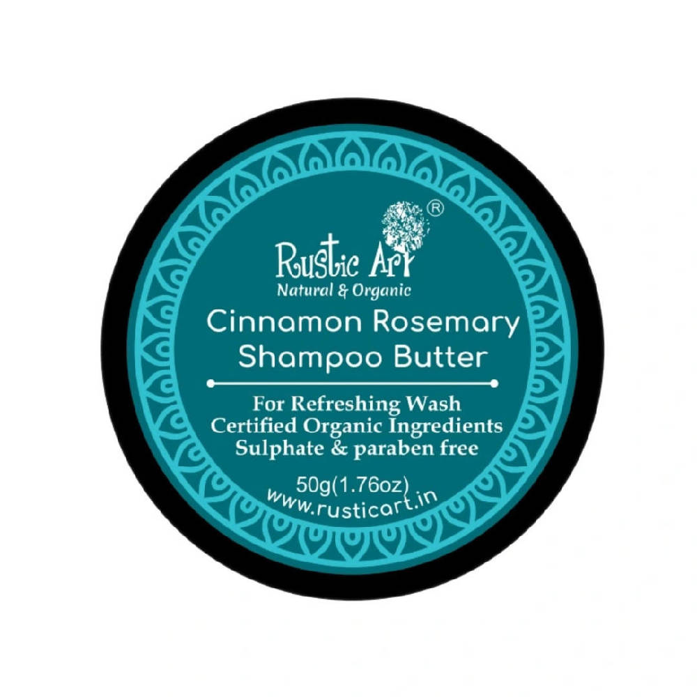Rustic Art Cinnamon Rosemary Shampoo Butter | Grocsy