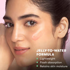 Nykaa Naturals Glow Brightening Niacinamide & Waterlily Face Serum Jelly with Squalane, Non-sticky | Grocsy
