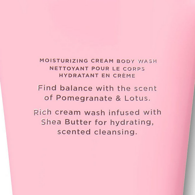 Victoria's Secret Pomegranate & Lotus Natural Beauty Body Wash | Grocsy