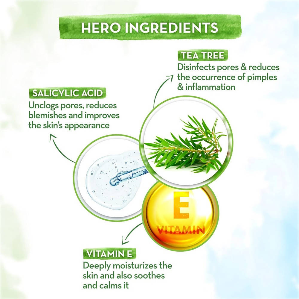 Mamaearth Tea Tree Oil-Free Face Moisturizer For Acne And Pimples - Limited Time Offer | Grocsy