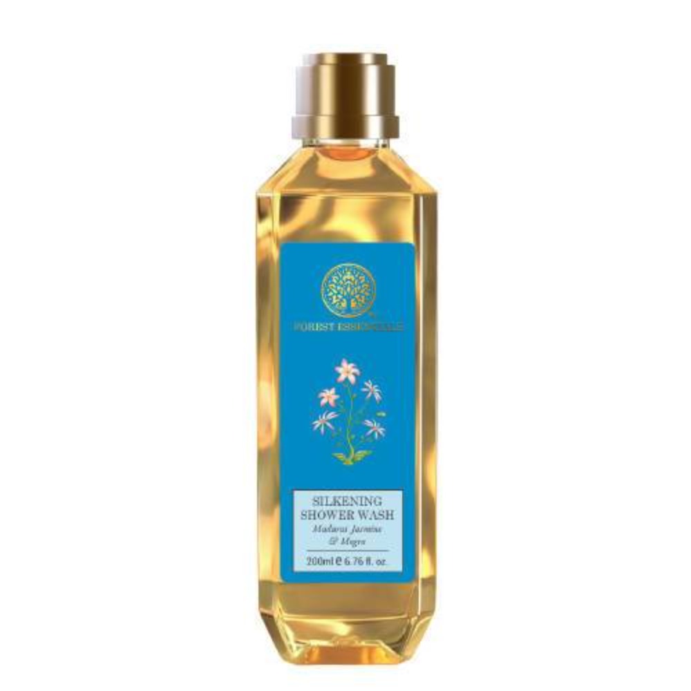 Forest Essentials Travel Size Silkening Shower Wash Madurai Jasmine & Mogra | Grocsy