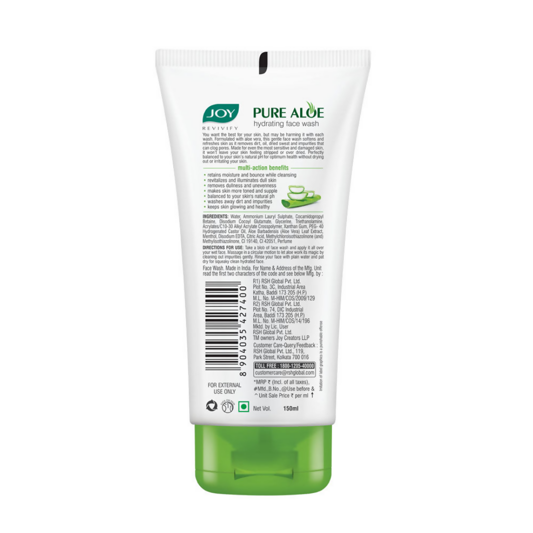 Joy Revivify Hydrating Aloe Vera Face Wash | Grocsy