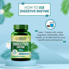 Himalayan Organics Digestive Enzyme 375 mg Vegetarian Capsules | Grocsy