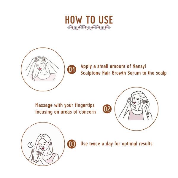 Avimee Herbal Scalptone Hair Growth Serum With Nansyl | Grocsy
