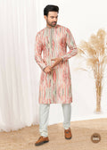 Joban Fashion Men's multicolor Cotton printed Kurta Pyjama set | Grocsy