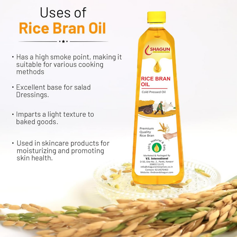 Shagun Rice Bran Oil | Grocsy