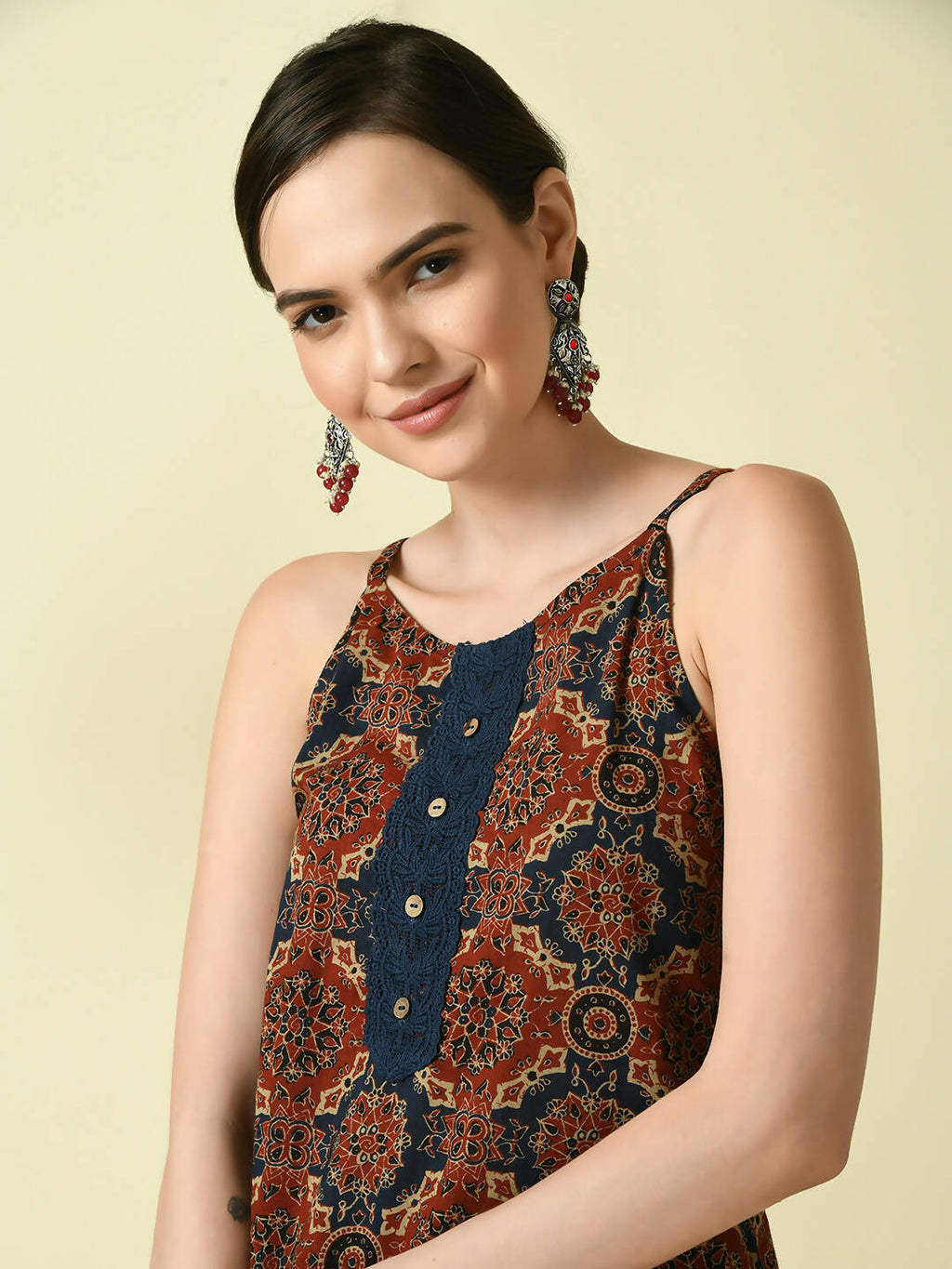 Myshka Women's Multi Straight Kurta & Trousers With Dupatta | Grocsy