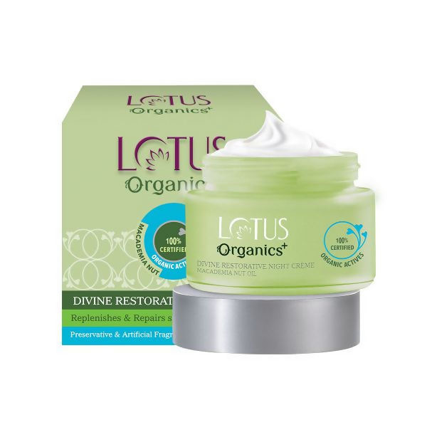 Lotus Organics Divine Restorative Night Creame | Grocsy