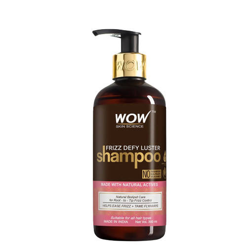 Wow Skin Science Frizz Defy Luster Shampoo | Grocsy