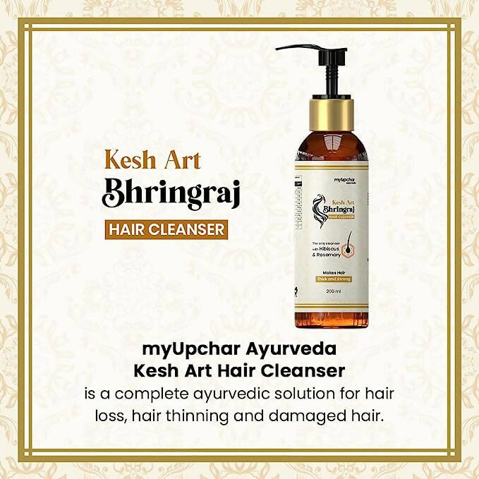 myUpchar Ayurveda KeshArt Bhringraj Hair Cleanser Shampoo | Grocsy