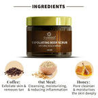 Samisha Coffee Body Scrub With Honey & Oatmeal | Grocsy