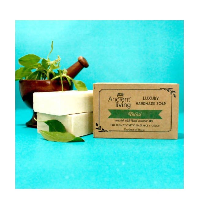 Ancient Living Tulasi Handmade Soap | Grocsy