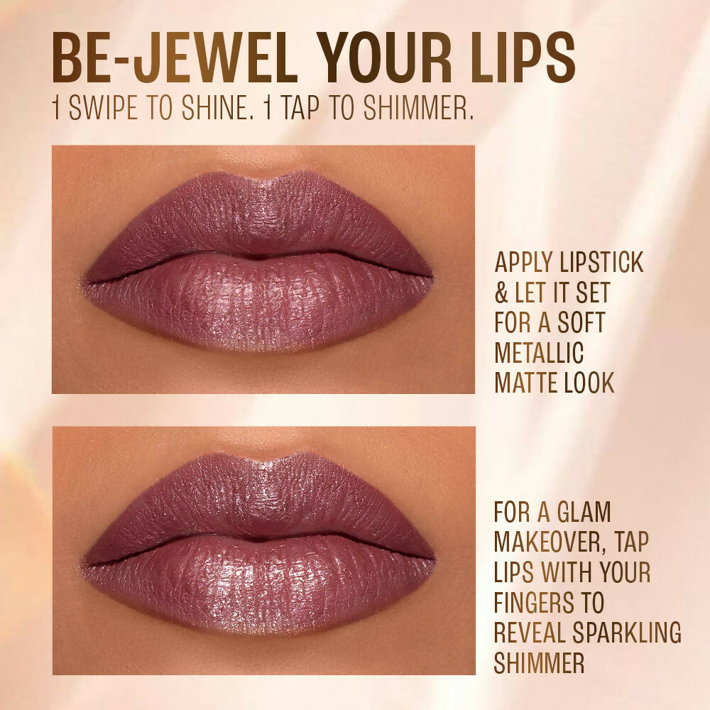 Lakme Be-jewel Shimmer Lip Liquid - Iced Espresso | Grocsy