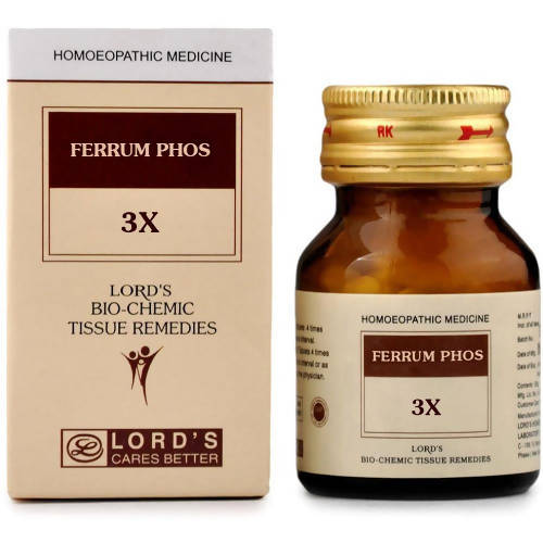 Lord's Homeopathy Ferrum Phos Biochemic Tablets | Grocsy