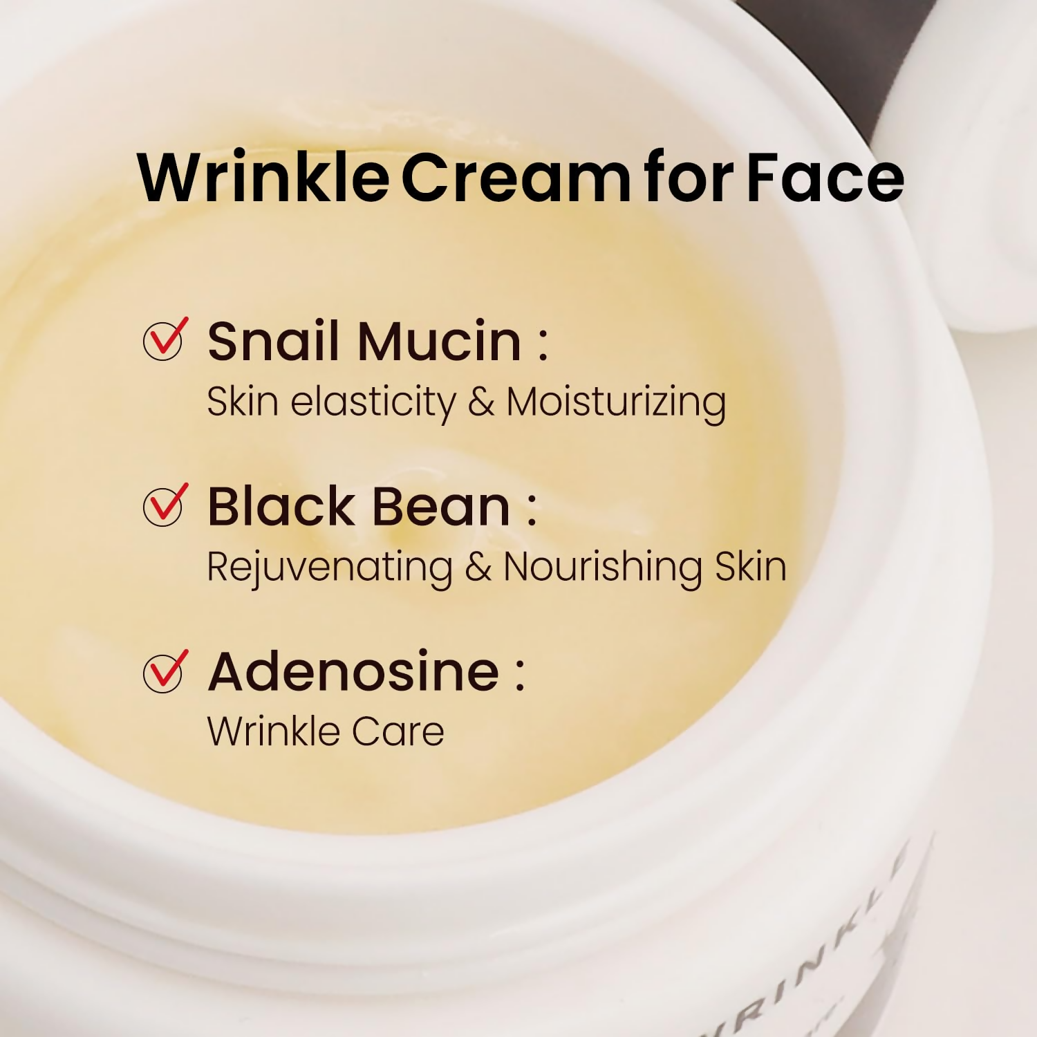 The Skin House Black Snail Wrinkle Cream | Grocsy