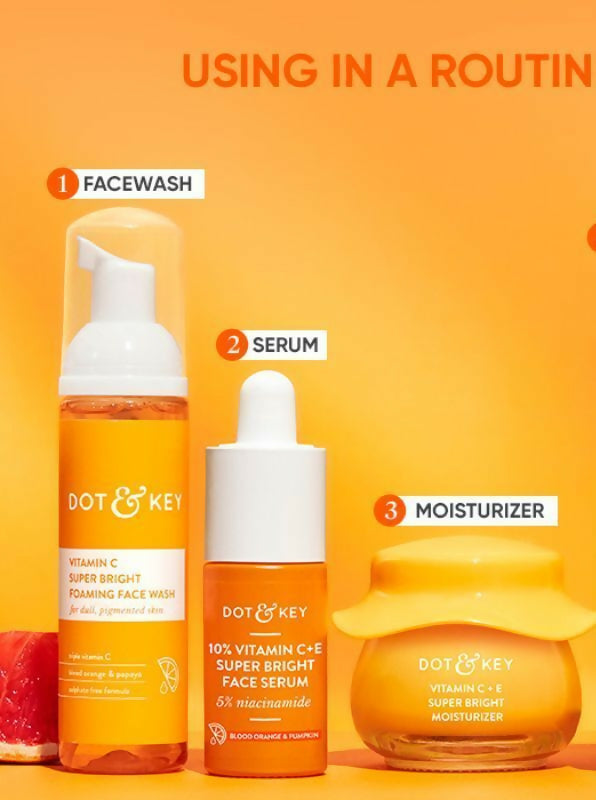 Dot & Key CSM (Cleanser, Serum, Moisturizer) Vitamin C Combo | Grocsy