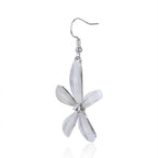 Trendoo Jewelry Gold-Polished Stylish Fancy Party Wear White Drops