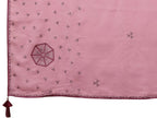 Pink Zari Organza Stone Work All Over Saree - Norita Saumya | Grocsy