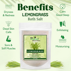 VedicAyurveda Lemongrass Bath Salt | Grocsy