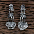 Joban Fashion Women Silver Black Oxidised Earrings | Grocsy