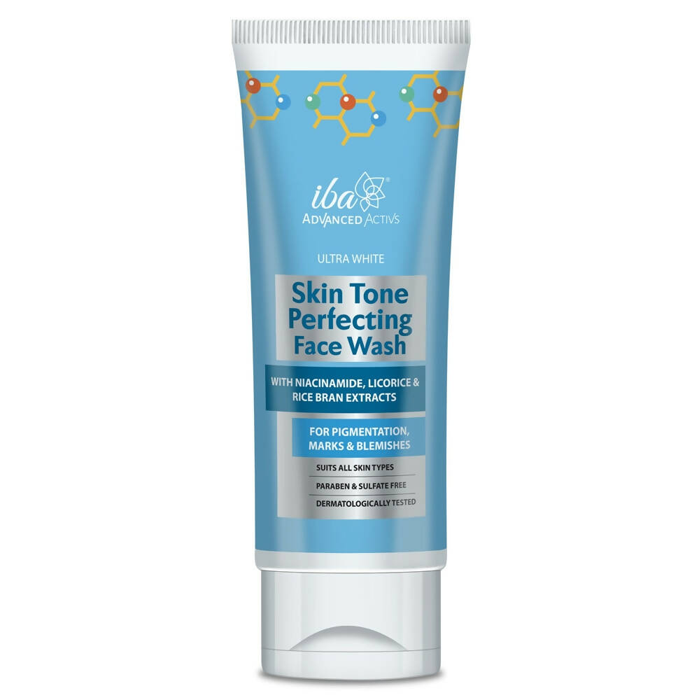 Iba Advanced Activs Ultra White Skin Tone Perfecting Face Wash | Grocsy