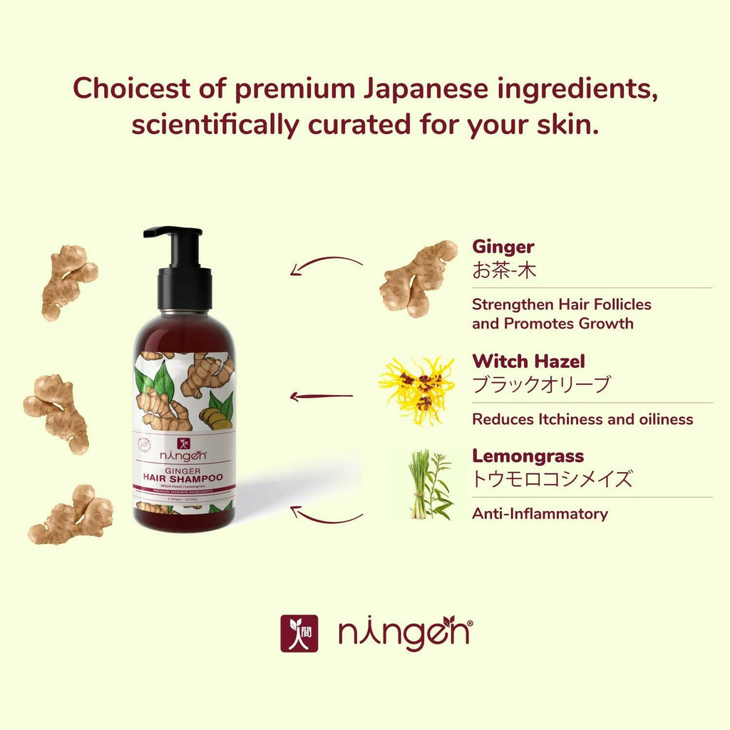 Ningen Ginger Hair Shampoo | Grocsy