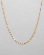 VOJ Gold-Polished Biscuit Shaped Chain For Women | Grocsy