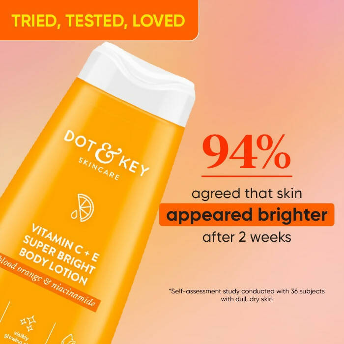 Dot & Key Vitamin C + E Super Bright Body Lotion | Grocsy