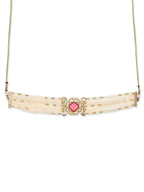 Women's Gold-Polished Necklace - Ruby Raang | Grocsy