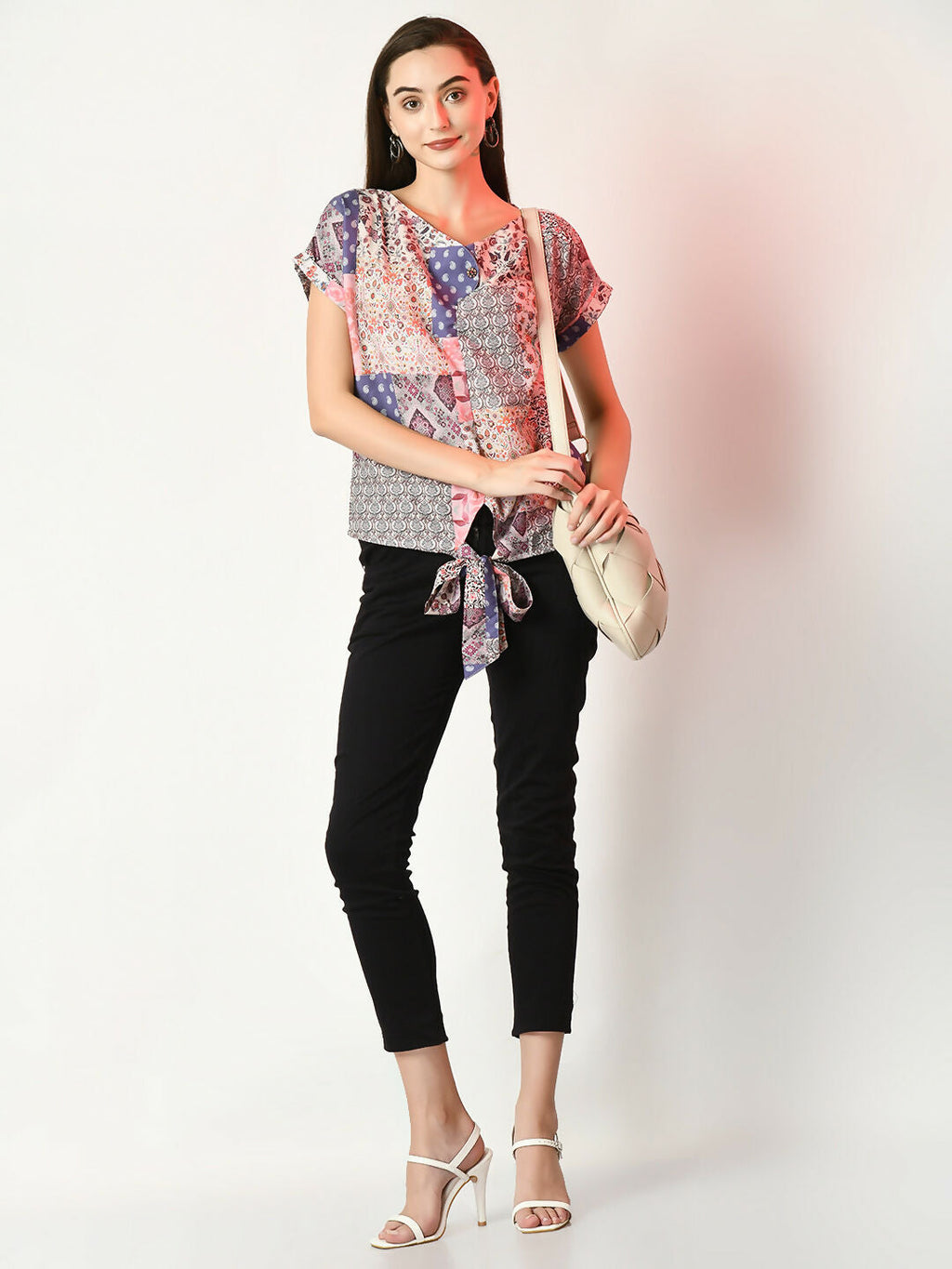 Myshka Women's Multi Printed Top | Grocsy