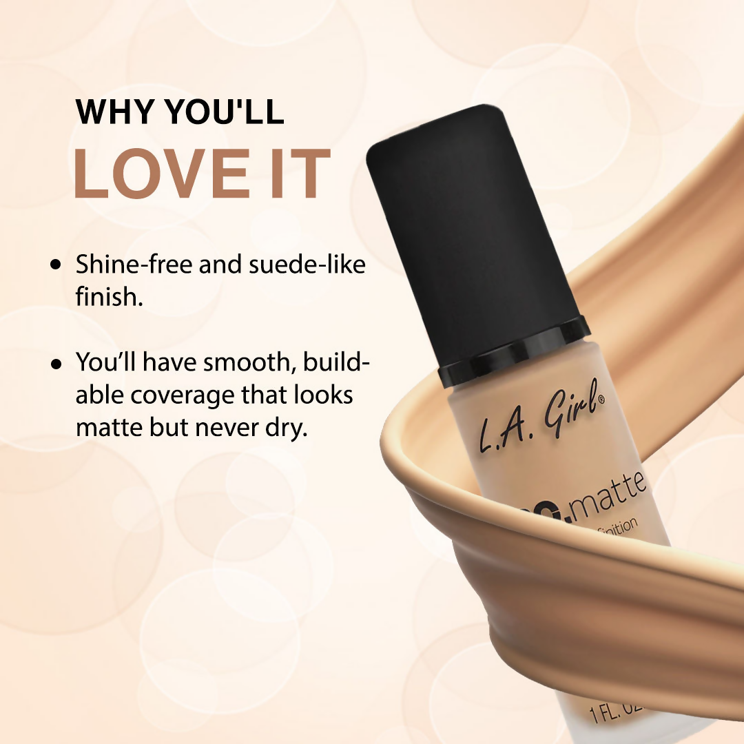 L.A. Girl PRO Matte Foundation - Nude | Grocsy