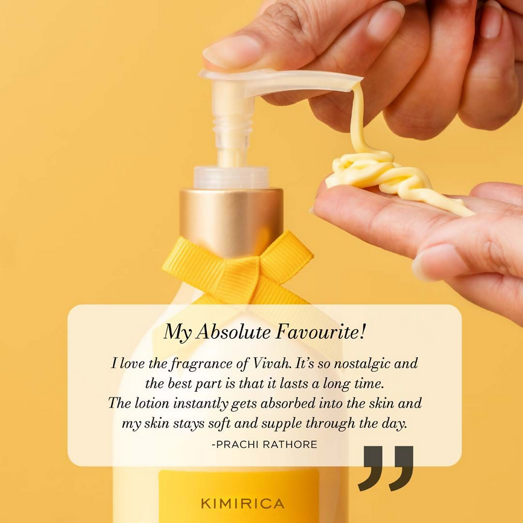 Kimirica Vivah Body Lotion Infused With Marigold And Turmeric | Grocsy
