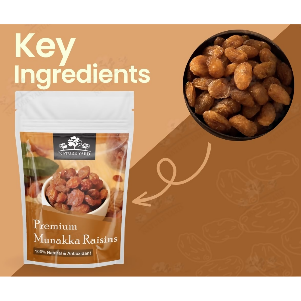 Nature Yard Premium Munakka Dry Fruits (Abjosh) Afghani Munaka Raisins Dried Fruit | Grocsy