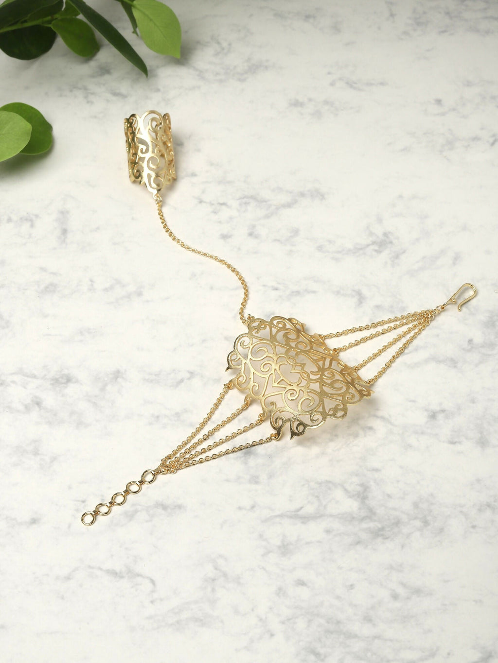 Filigree Hand Harness- Ruby Raang | Grocsy
