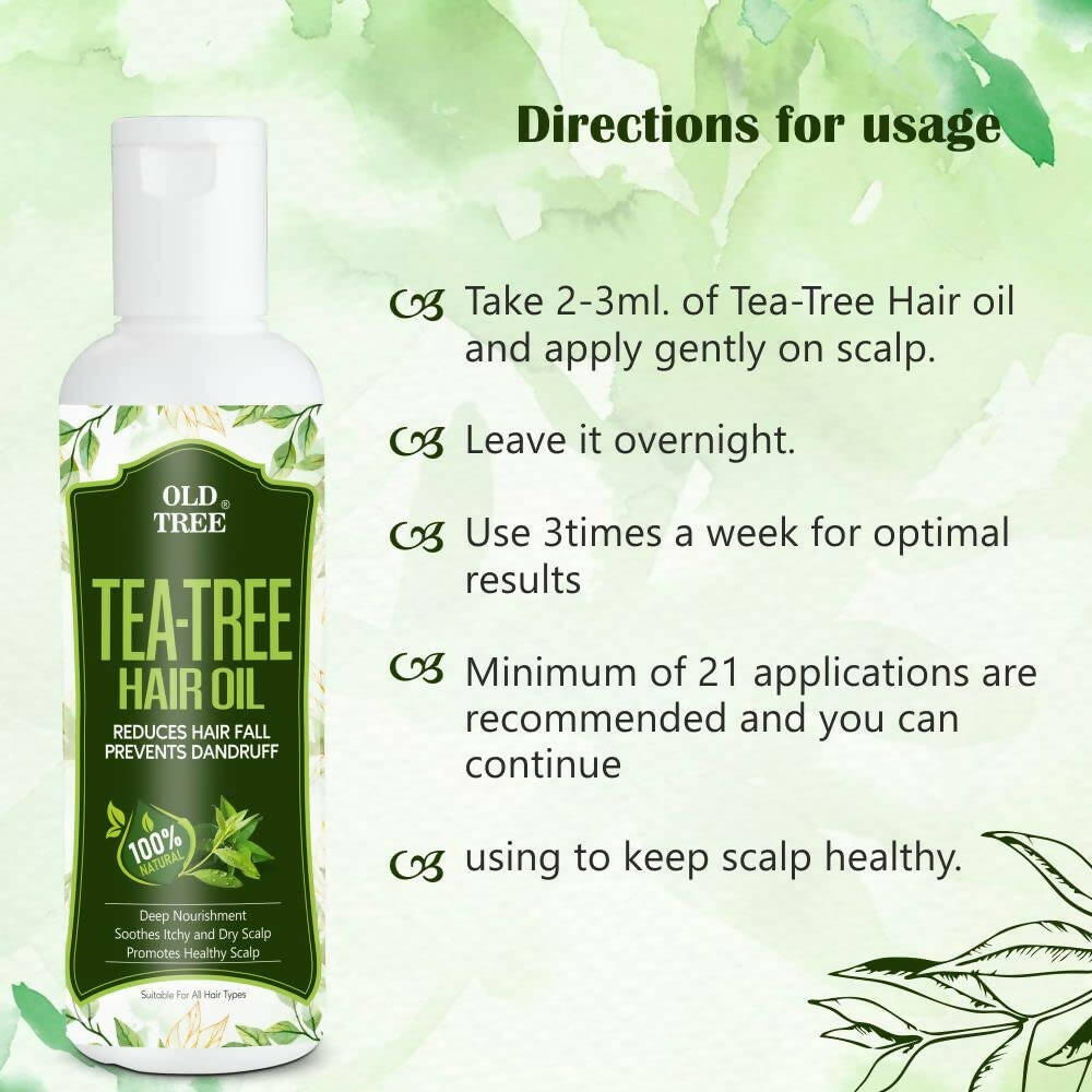 Old Tree Tea Tree Oil for Dry Hair & Scalp | Grocsy
