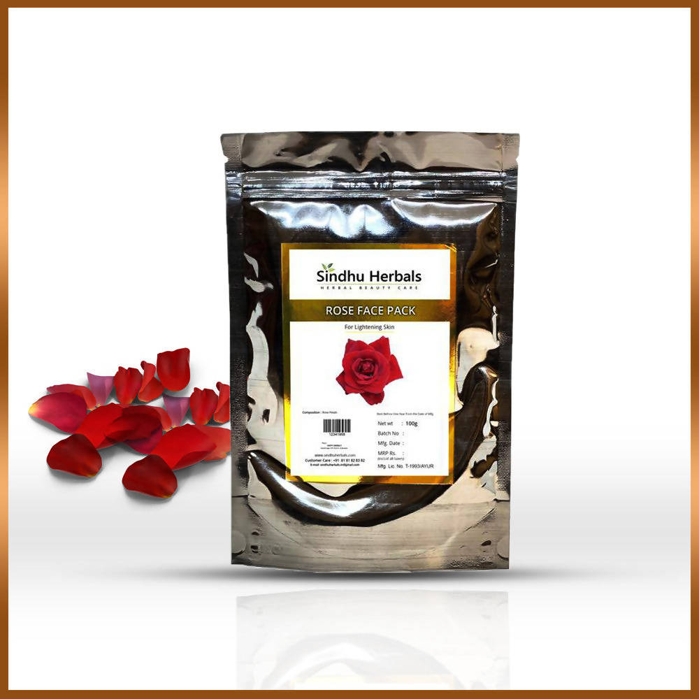 Sindhu Herbals Rose Face Pack | Grocsy