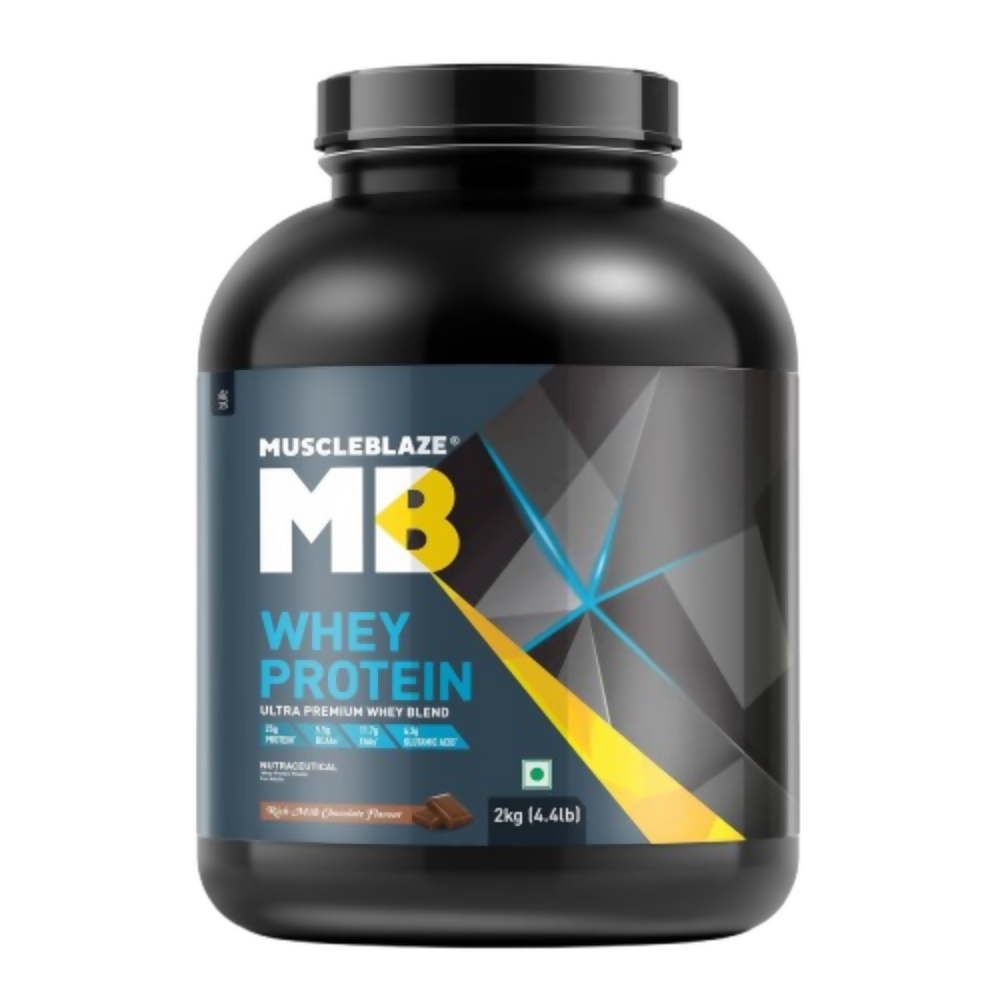 MuscleBlaze Whey Protein Richmilk Chocolate | Grocsy