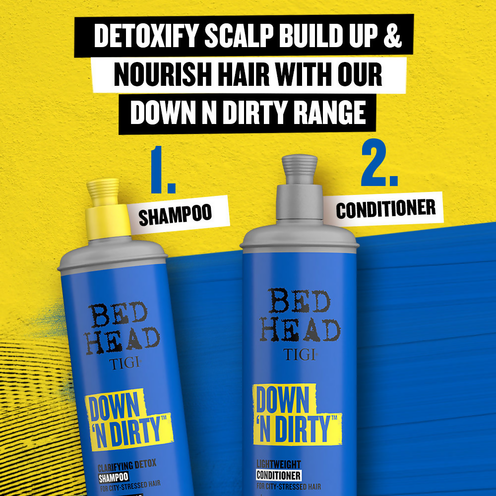 TIGI Bed Head Down N' Dirty Lightweight Hair Conditioner For Detox & Repair | Grocsy