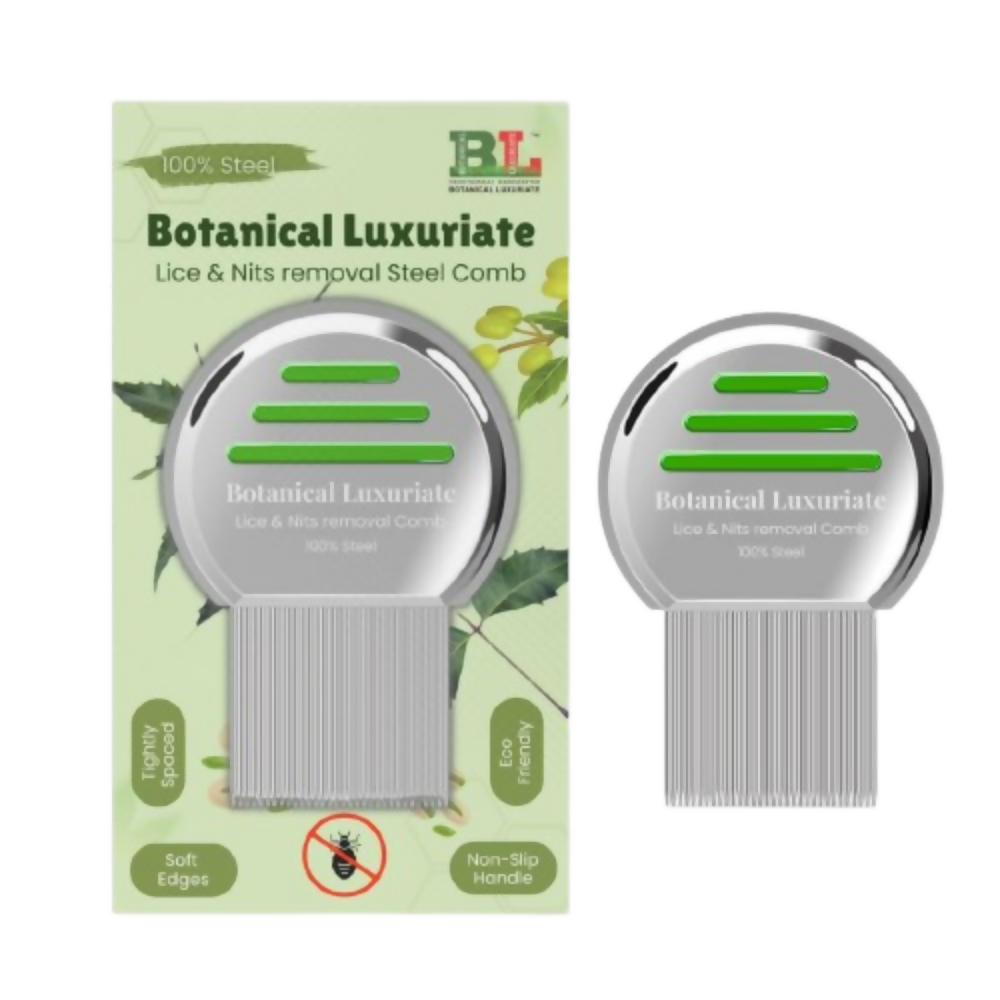 Botanical Luxuriate Lice and Nit's Removal Comb - Multicolour | Grocsy