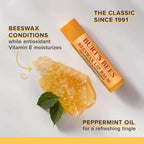 Burt's Bees Beeswax Lip Balm With Vitamin E & Peppermint | Grocsy