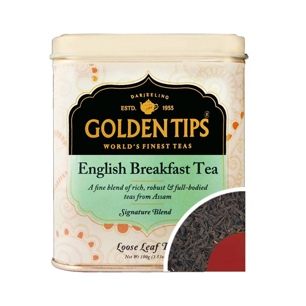 Golden Tips English Breakfast Tea - Tin Can | Grocsy