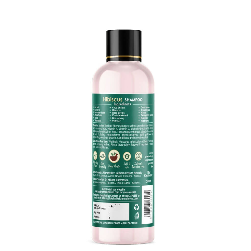 Lakshmi Krishna Naturals Hibiscus Shampoo | Grocsy