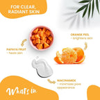 NutriGlow NATURAL'S Advanced Pro Formula Papaya for Skin Brightening & Tan Removal Face Wash | Grocsy