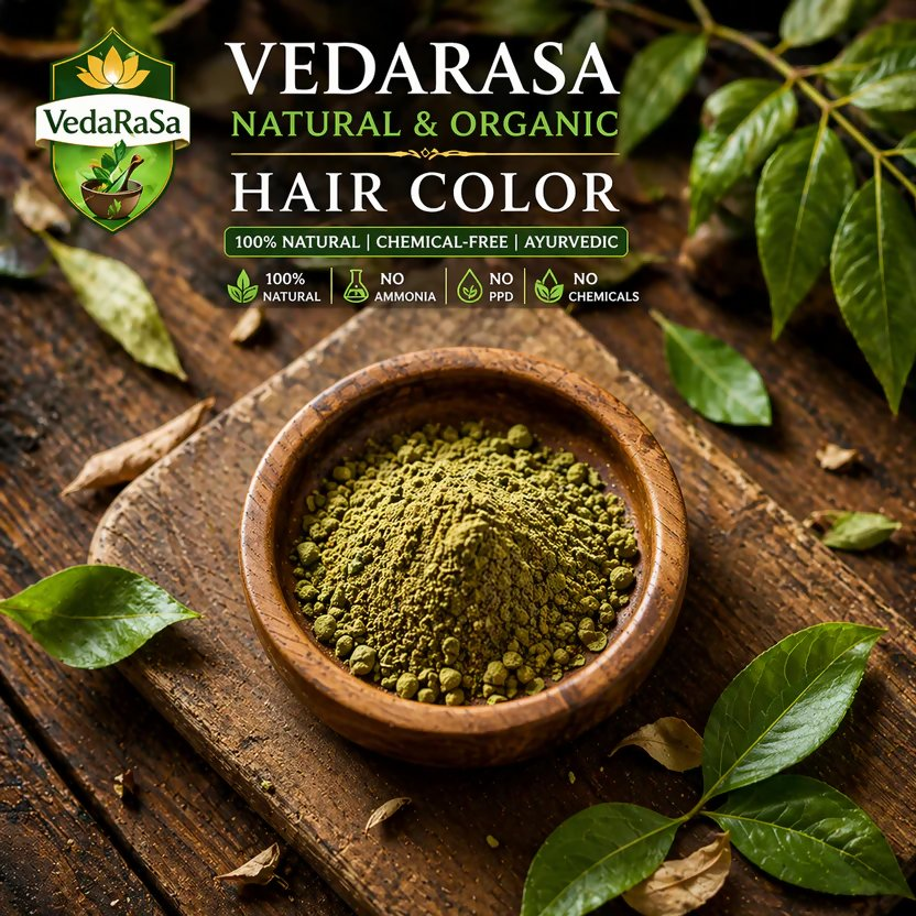 VedaRasa Natural & Organic Black Hair Color | Grocsy