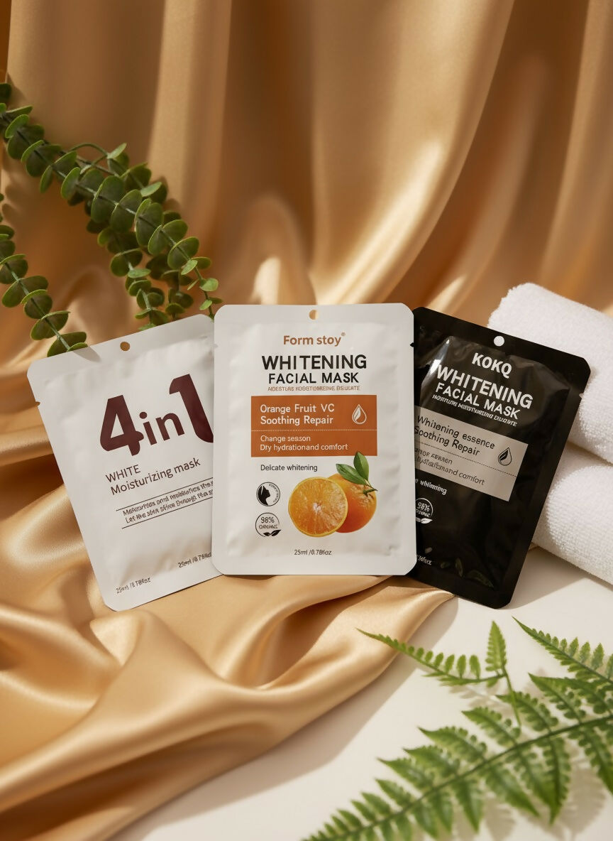 Brand born 4-in-1 Whitening Facial Mask Combo | Grocsy