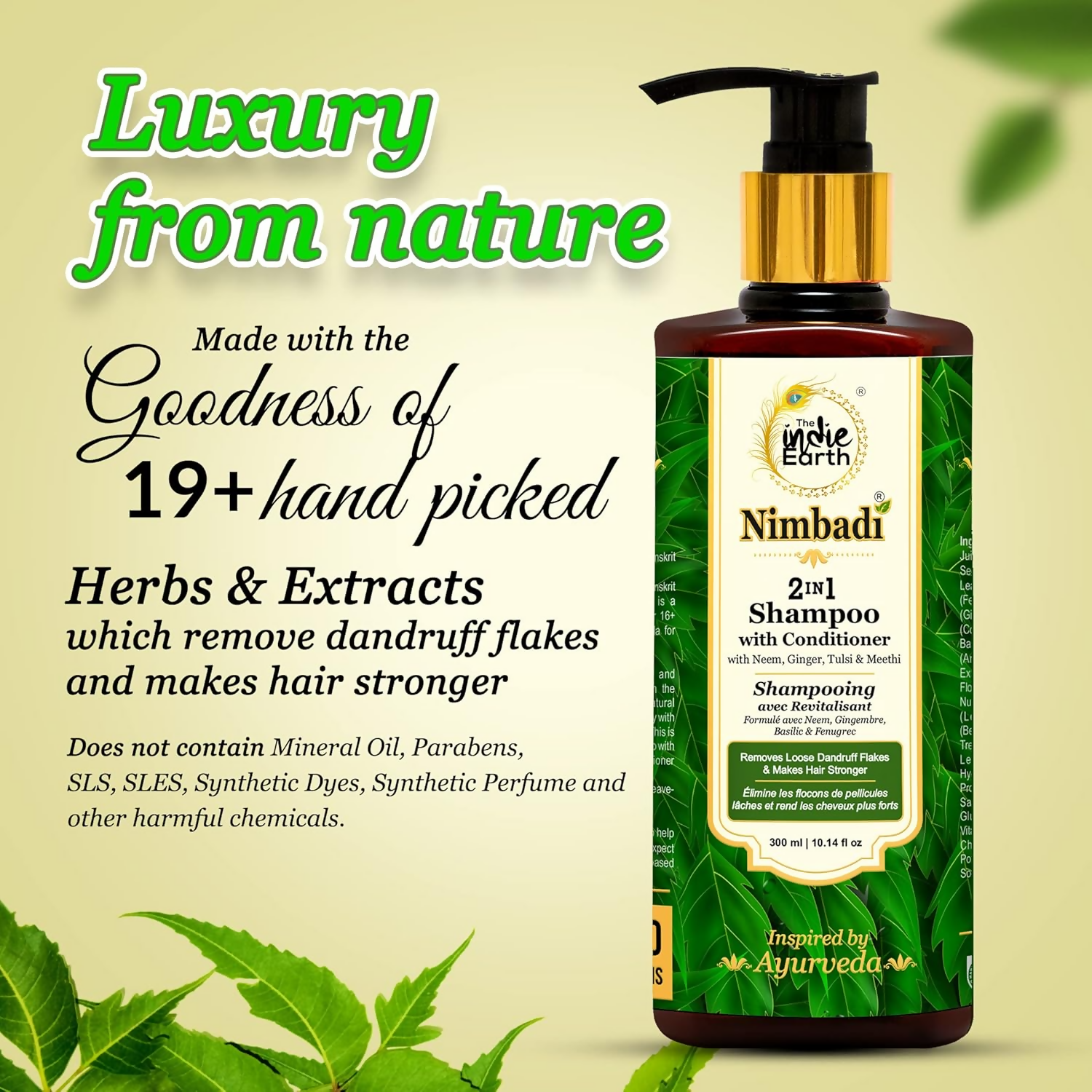The Indie Earth Nimbadi 2-in-1 Shampoo with Conditioner for Healthy Hairs | Grocsy